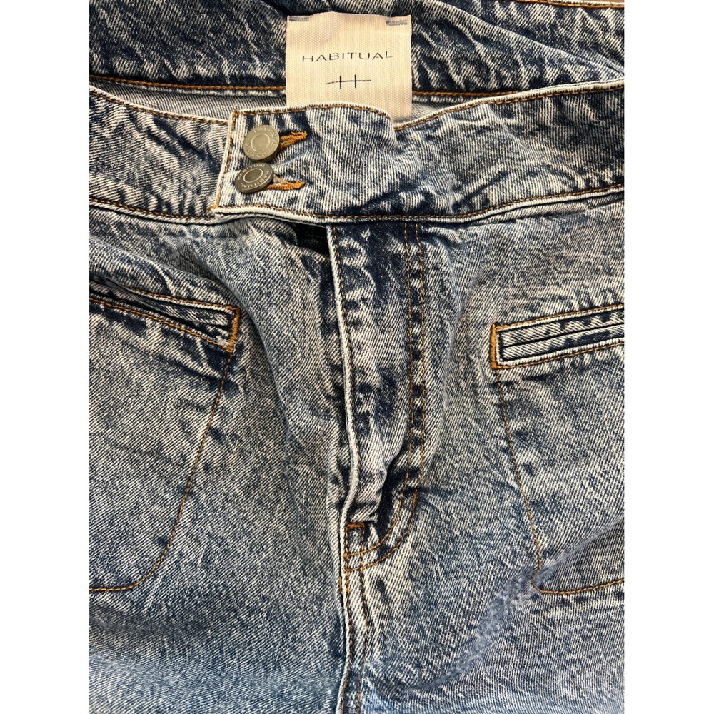 Habitual Shay Wide Leg High-Rise Acid Wash Retro Jeans Size 10/30